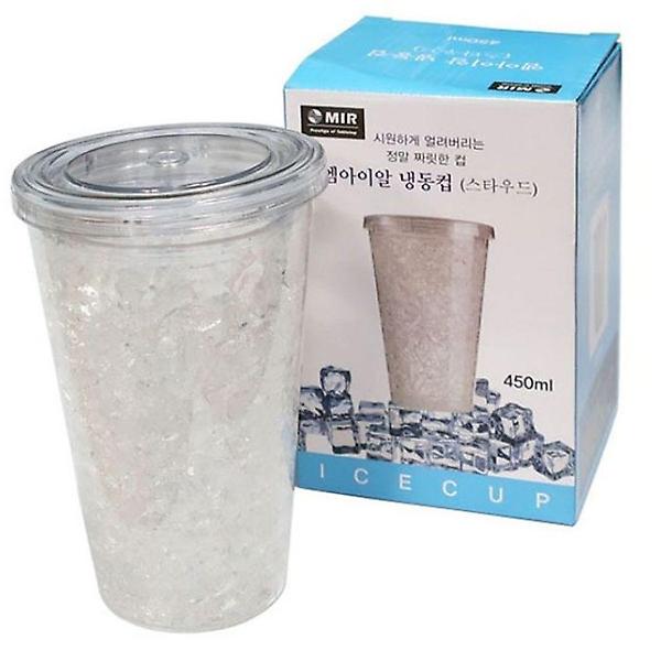  텀블러 물병 물통 보틀 얼음컵 빨대컵 냉동컵 450ml