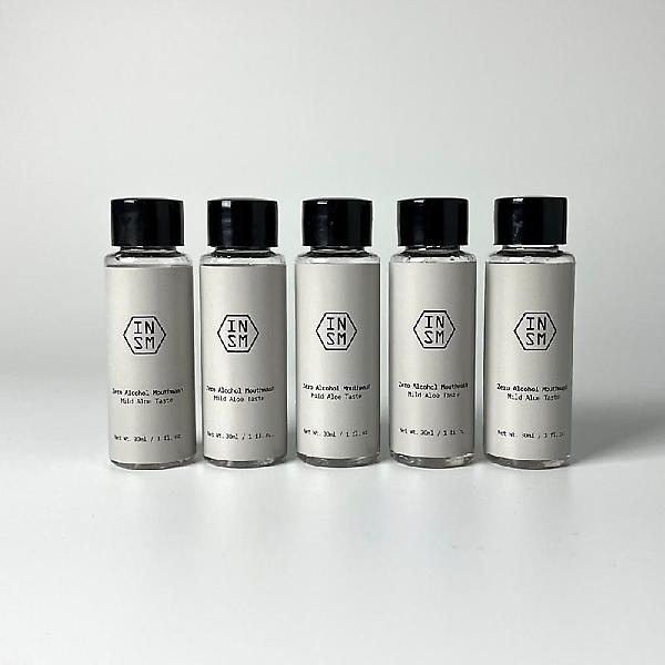  무알콜 휴대용 여행용 가글 알로에향  30ml X 5개입