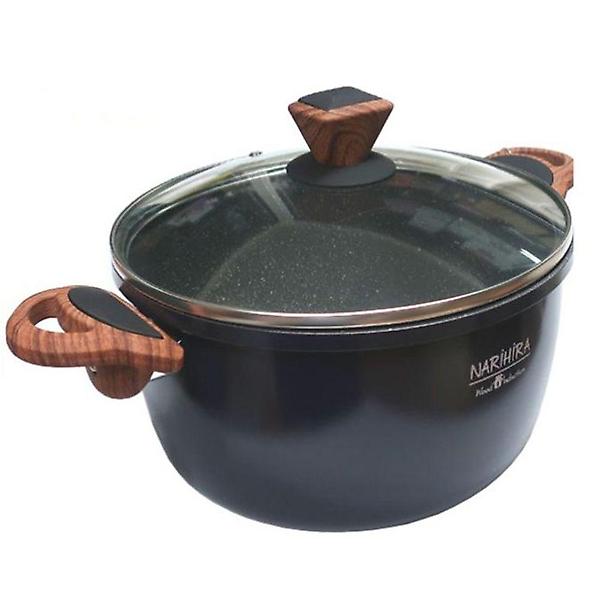  인덕션 양수 냄비 쿠커 찌개 라면 대리석 냄비 24cm