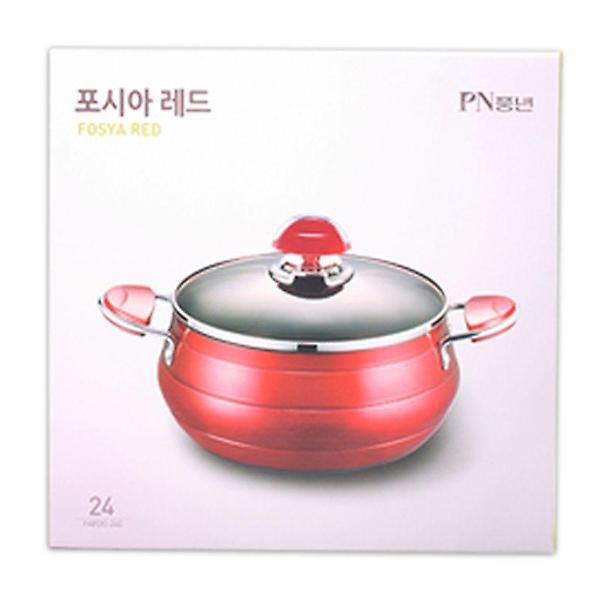  포시아 레드냄비(양수24cm)