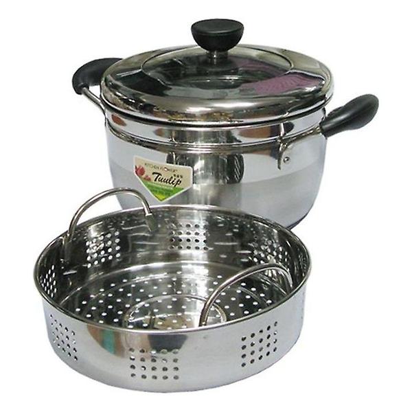 키친플라워 인덕션 냄비 찜기 국통 들통 20cm