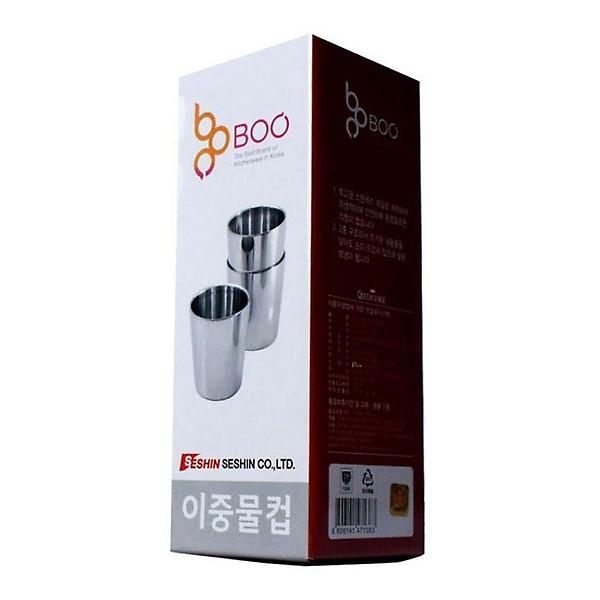  식당 업소용 물컵 이중 보온 보냉 스텐 물컵 5P