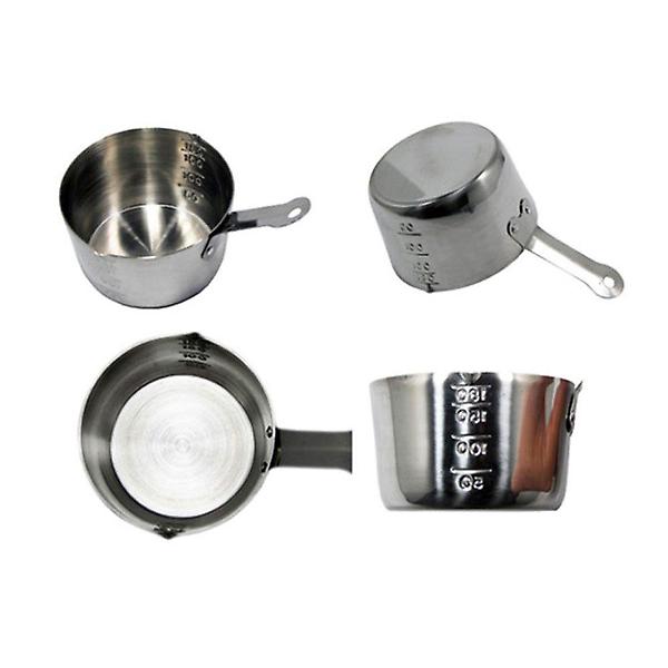  스테인레스 에스프레소 180ml 샷잔 X2개 커피 계량