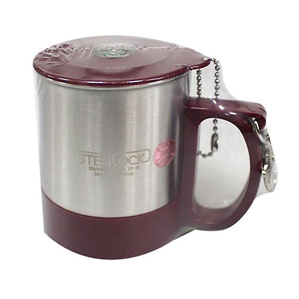  스텐 등산 컵 230ml 나침반 물컵 여행 캠핑 물잔