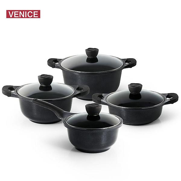  블랙펄 세라믹 주물냄비 4종세트