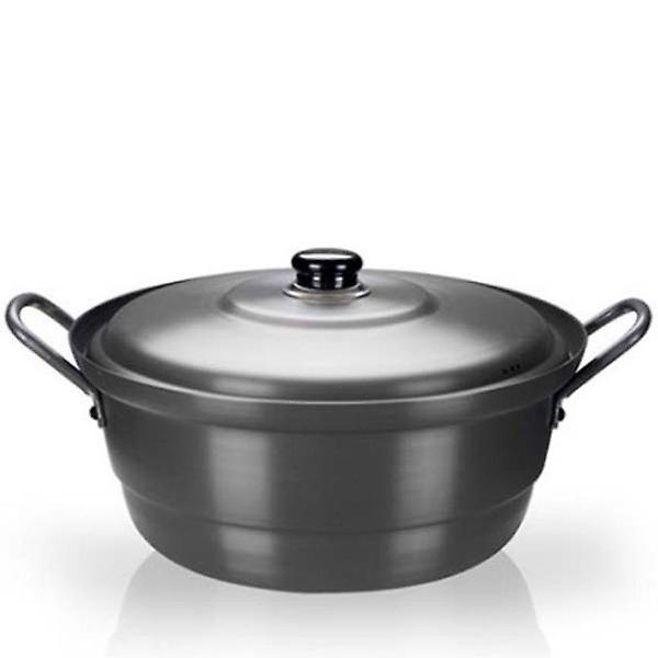  국솥 경질 냄비 찜솥 찜냄비 튀김 곰솥 뚜껑있음 55cm