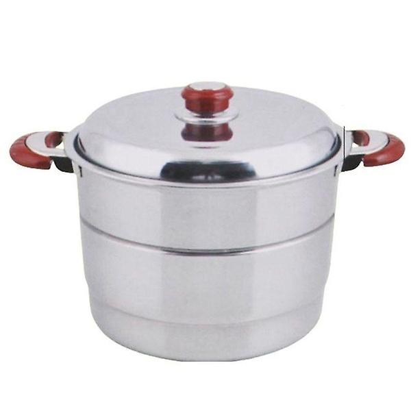  2단 찜기 24cm 1P 스텐 다용도 미니 곰솥 가정용 냄비