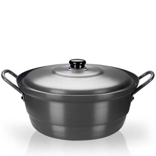  국솥 경질 냄비 찜솥 찜냄비 튀김 곰솥 뚜껑있음 36cm