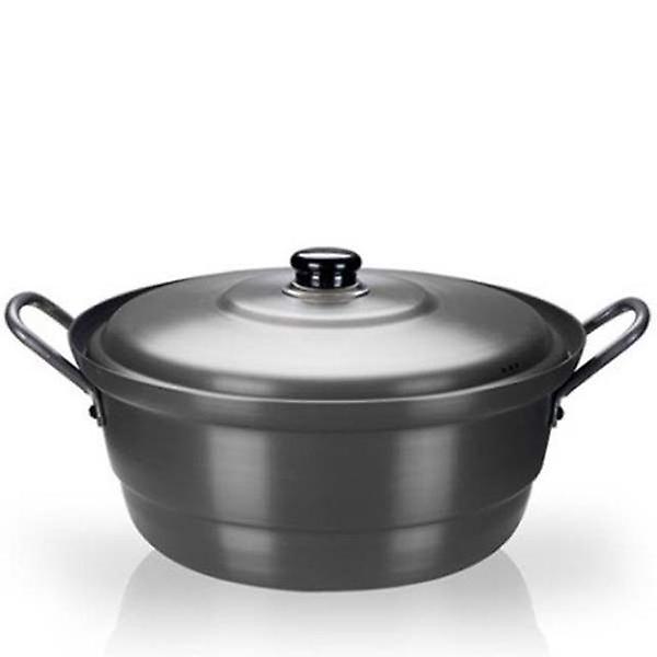  국솥 경질 냄비 찜솥 찜냄비 튀김 곰솥 뚜껑있음 30cm