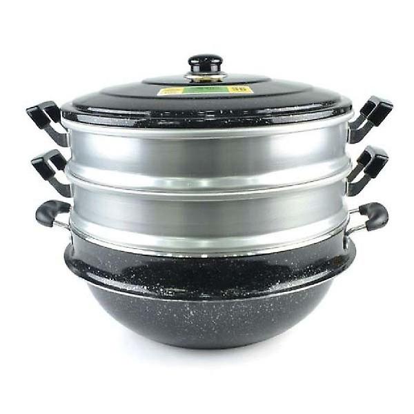  찜솥 찜냄비 찜통 찜기 가마솥 만두 찜판 3단 42cm