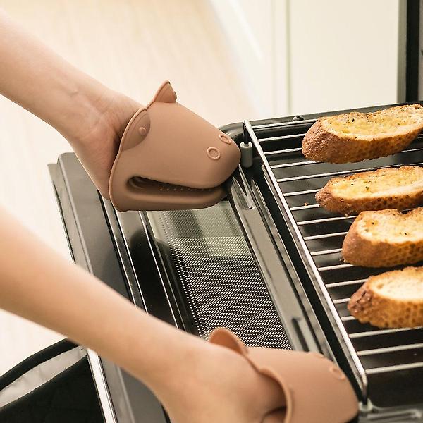  국산 실리콘 냄비손잡이 주방장갑 세트 2P 악어