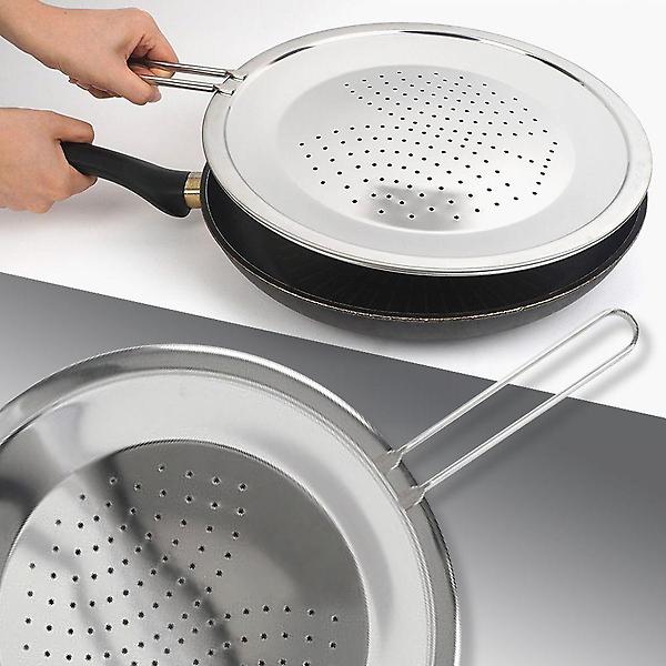  키친아트 스텐 후라이팬덮개 기름방지망 30/32cm