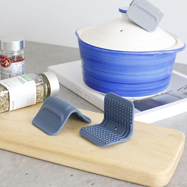  실리콘 냄비집게 냄비 뚜껑 손잡이 집게 장갑 2p