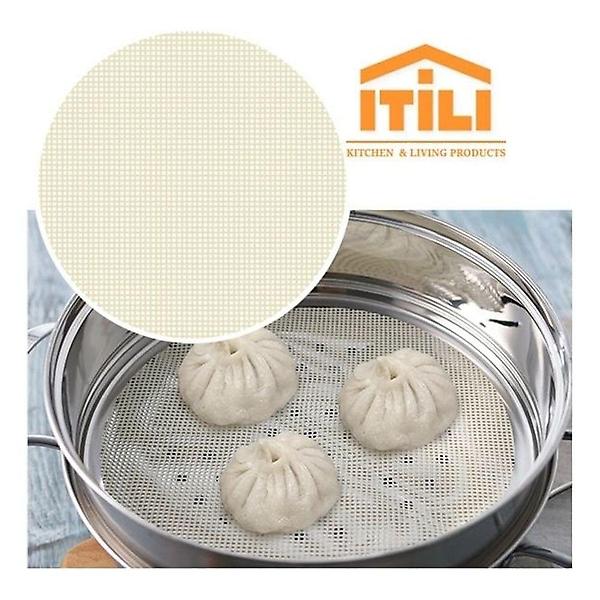  실리콘 찜시트 찜판 찜받침대 떡시루 만두 깔개 49cm