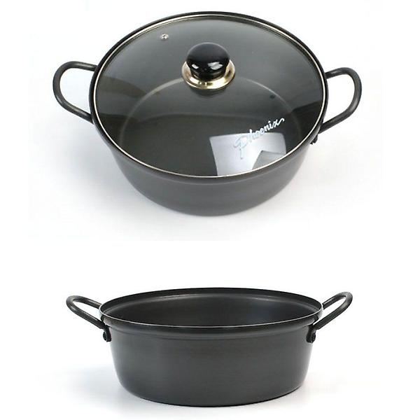  경질 매운탕 찌개냄비 전골냄비 24cm 11호 뚜껑포함