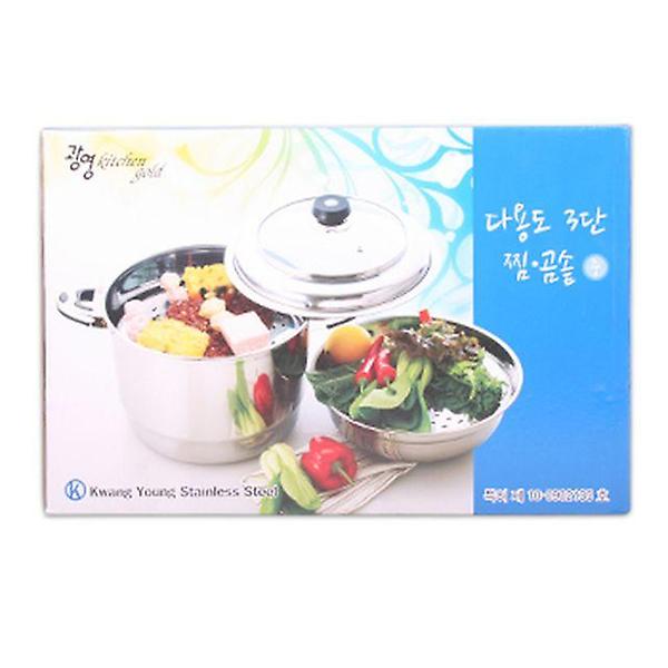  다용도 3단 찜곰솥(중)