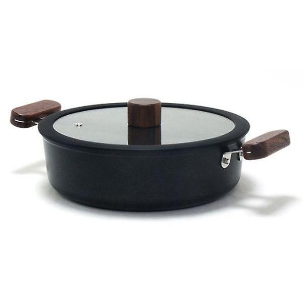  키친아트 전골 냄비 우드핸들 인덕션 양수 냄비 24cm