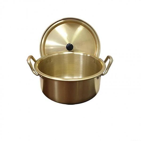  20cm 양수 양은냄비 황냄비 2개용 중형 라면냄비