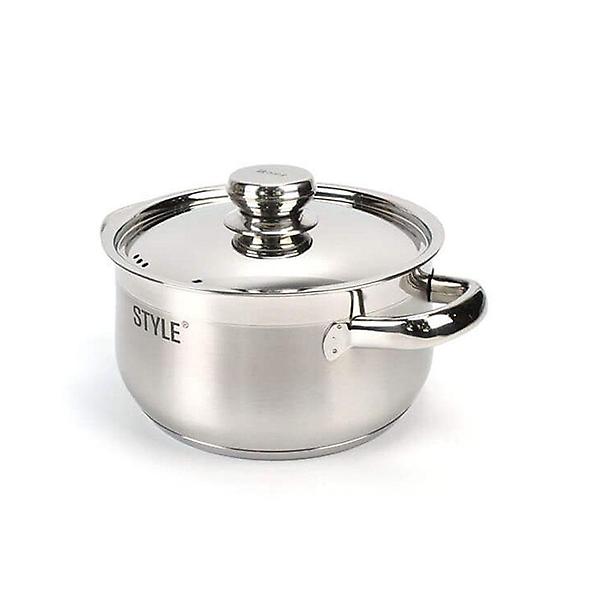  인덕션겸용 삼중바닥 스텐 양수냄비 22cm