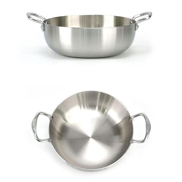  3중 스텐 샤브샤브 찌개 전골 인덕션 냄비 18cm 4호