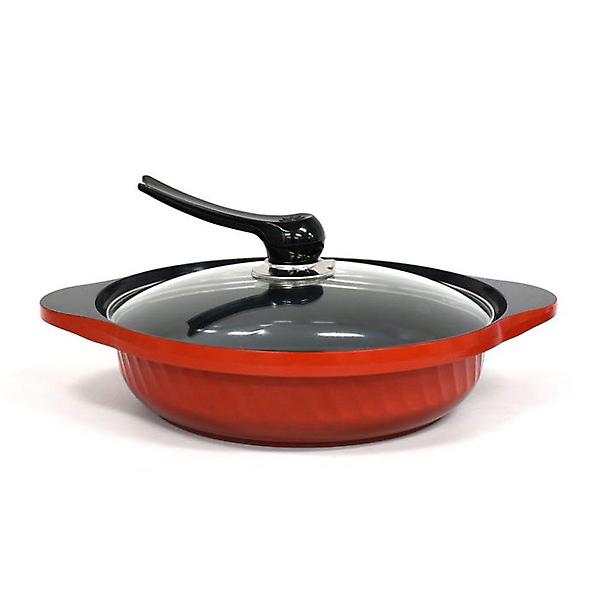  세라믹 코팅 통주물 찌개 전골 냄비 28x8cm 32호