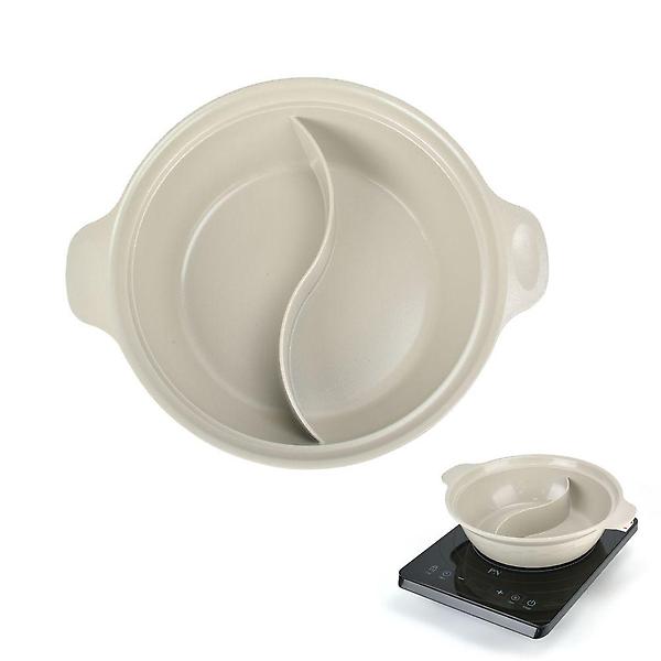  인덕션겸용 비대칭 세라믹 양단냄비 28cm(뚜껑미포함)