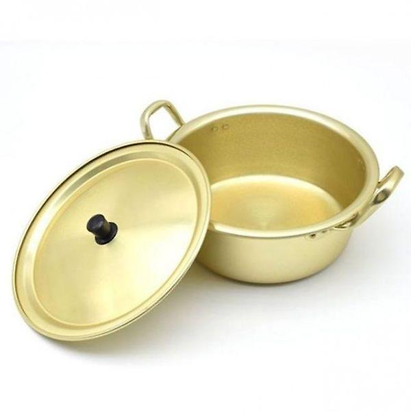  양수냄비 양은냄비 냄비 라면 양은 노란 레트로 양수