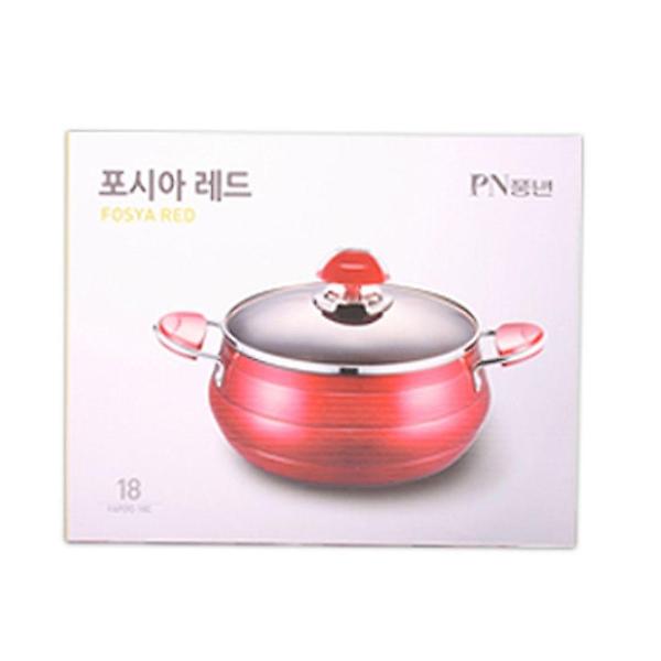  포시아 레드냄비(양수18cm)