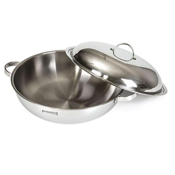  키친아트 인덕션 전골 냄비 샤브샤브 스텐 냄비 36cm