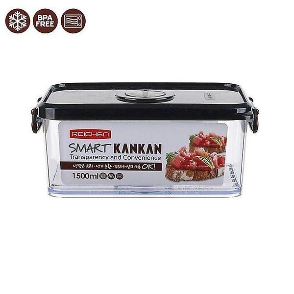  냉장고 정리 밀폐용기-1500mL 냉기순환 투명
