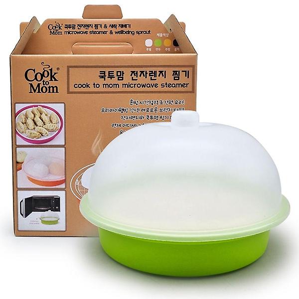  전자렌지 찜기 색상랜덤 만두찜기 호빵찜기 새싹재배