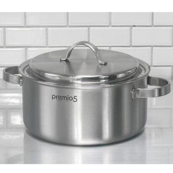  키친아트 냄비 인덕션 스텐 찌게 양수냄비 5중 24cm