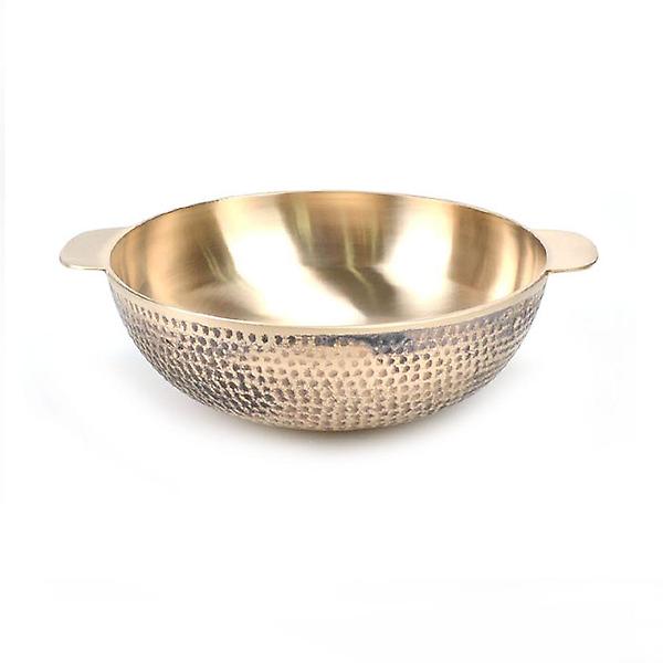  방짜유기 샤브샤브 양수냄비 특대