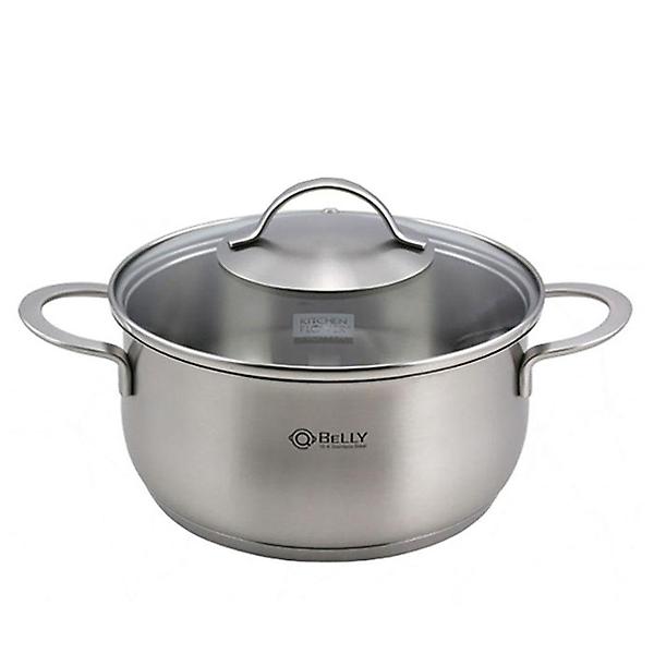  키친플라워 인덕션 냄비 스텐 찌게 양수 냄비 18cm