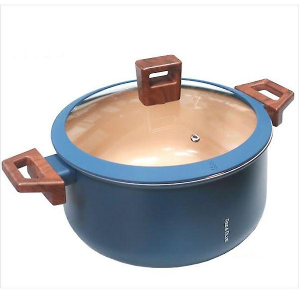  나리히라 인덕션 냄비 전골 라면 양수 냄비 블루 24cm