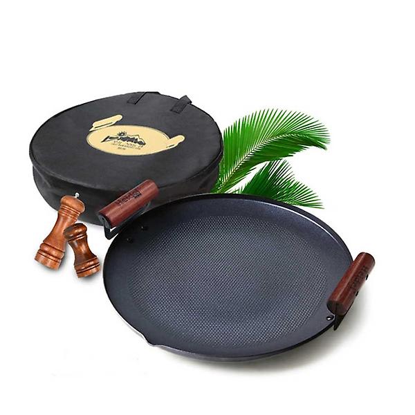  무쇠 솥뚜껑불판 캠핑용 하이델 국산 그리들팬 38cm