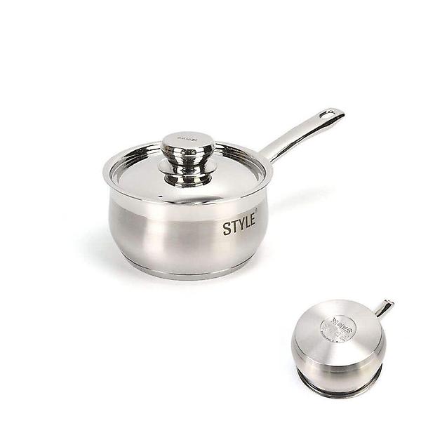  인덕션겸용 3중바닥 스텐 편수냄비 (14cm)