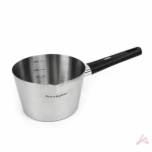  라면냄비 편수 계량 고급 스텐 냄비 16cm