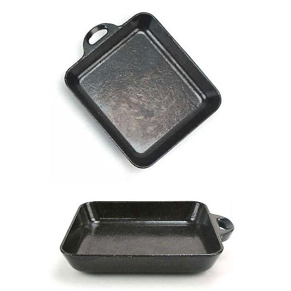  사각 스테이크 철판 무쇠팬 주물팬 33호 목판 미포함