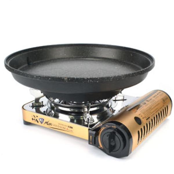  삼겹살 오리고기 5중 코팅 원형 불판 구이팬 3호