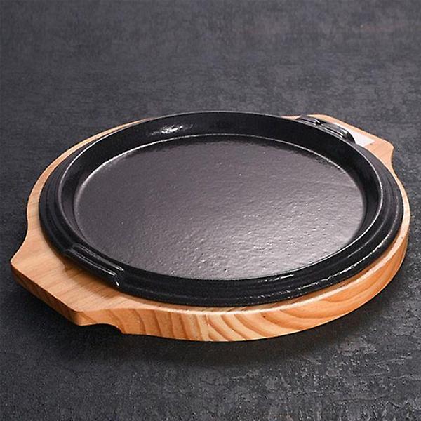  코팅 주물팬 원형 무쇠팬 고기불판 스테이크팬 20cm