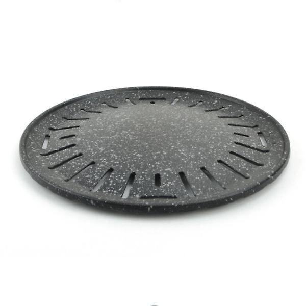  5중 코팅 튼튼한 마블 원형 고기 불판 가스용 33cm