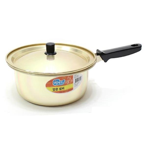  황냄비 18cm 편수 양은냄비 다용도냄비 라면냄비
