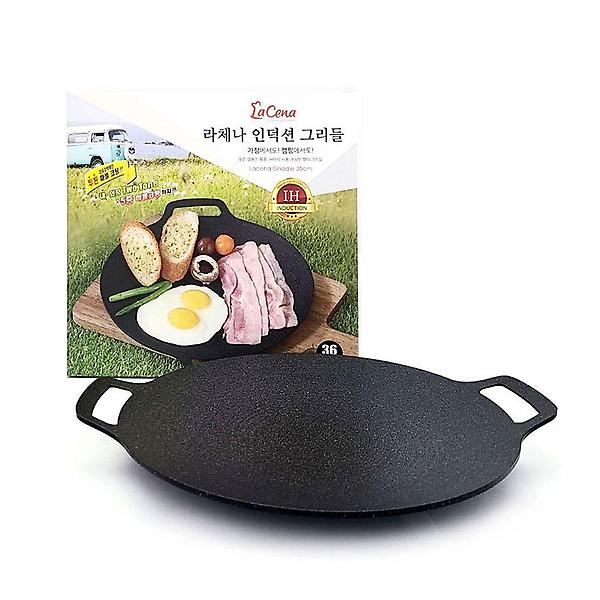  국산 캠핑용 IH인덕션용 구이팬 고기굽는 불판 36cm