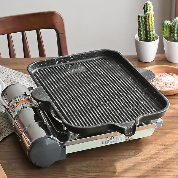  사각 주물 고기불판 무쇠불판