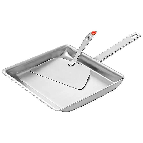  쿡에버 멀티사각팬 (뒤집개 포함)프라이팬 스테인리스