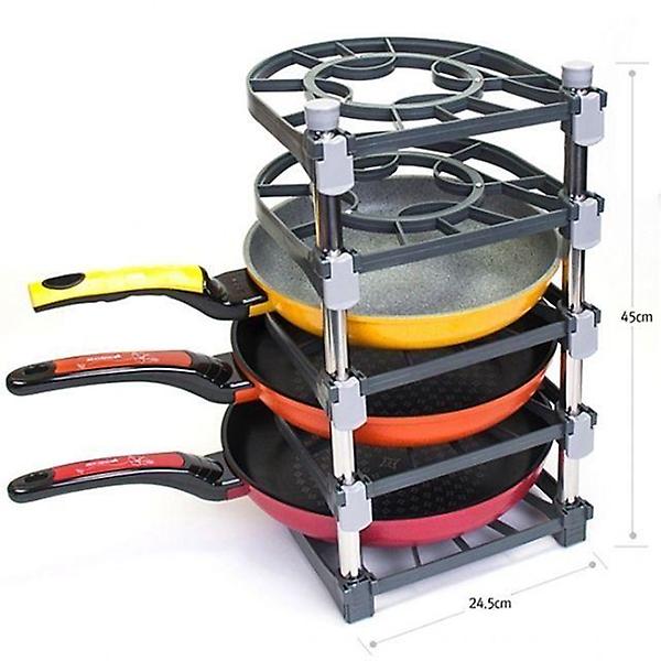  선반 후라이팬정리대 5단-사출