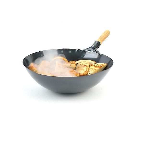  업소용 나무핸들 무쇠 북경팬 중식용볶음웍