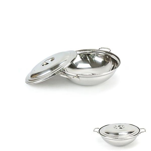  스텐 삼중 볶음팬 400 웍 중식 전골 탕 식당