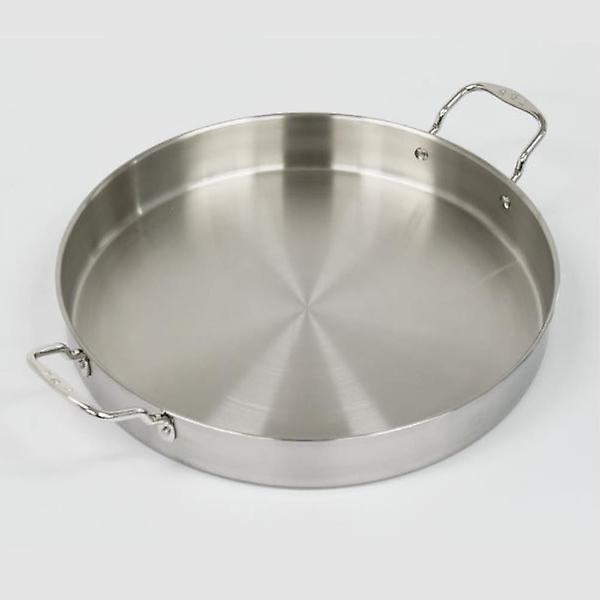  국내산 스텐 통3중 닭갈비팬 스텐통삼중전판 40cm